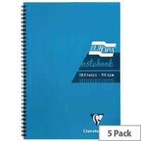 Europa A4 Notebook 180 Pages Turquoise 5802Z