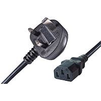 Connekt Gear IEC C13 UK Mains Power Plug 1.8m – Kettle-Plug, 13A, 5A Fused, Flexible Moulded Collar, Regulation Compliant & Lifetime Warranty (27-0110B)