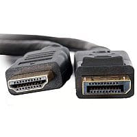 Connekt Gear DisplayPort Male to Standard HDMI Male Cable 2m Black – Dust Caps, Transfers high-bandwidth, Gold Connectors & 48-bit Colour Depth (26-6220)