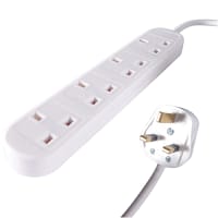 Connekt Gear UK 4-Gang Mains Power Extension Block 5m 27-4050