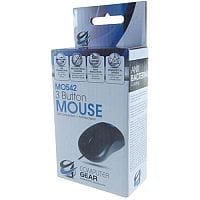 Computer Gear 3 Button Optical Scroll Mouse Black 24-0542