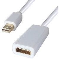 Mini DisplayPort DP to HDMI Adapter, Audio Video Converter for Apple iMac and MacBook White 26-0705 Connekt Gear