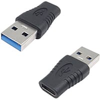 Connekt Gear USB 3 Adapter A Male to Type C Female + OTG Black 26-0420
