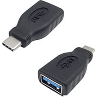 Connekt Gear USB 3 Adapter Type C Male to A Female + OTG Black 26-0430