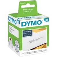 Dymo 99010 LabelWriter Labels, 28 x 89mm (Pack of 2 x 130) - High-Quality Address Labels for Mailing & Organising