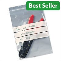 Write-on 150x230mm MiniGrip Seal Polythene Bags (1000 Pack)
