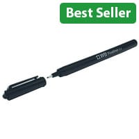 Black Fineliner Pens 0.4mm - Pack of 10 for Precise Writing and Drawing