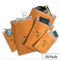 Jiffy - Padded Envelopes - Gold - Size 8 442x661mm - Pack of 50