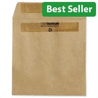New Guardian Wage Envelopes Press Seal Manilla 108x102mm Pack 1000