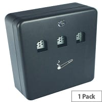 Q-Connect Black Ash Bin 2.7 Litre Pack of 1 KF04271
