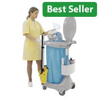 Smile Bag Holder Grey Basket White 357843 Single Pack