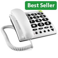 Doro 311C Big Button Corded Phone - Easy-to-Use Home Telephone