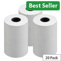 Premier Rolls Thermal Receipt Rolls 57 × 40 mm Pack of 20