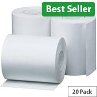 57x38mm Thermal Till Rolls – Pack of 20 | Receipt Paper for Chip & Pin, POS & Credit Card Machines (THM573812)