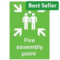 Safety Sign Fire Assembly Point A2 PVC