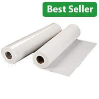 2Work Pack of 9 Hygiene Cleaning Paper Rolls 2Ply 500mm x 40m White Rolls