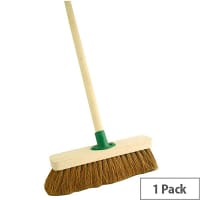 Bentley Soft 12 Inch Coco Broom with Handle
