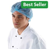 Shield Double-Stitched Mob Cap Pack of 1000 Blue DM01
