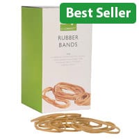 Q-Connect Rubber Bands, 500g, No. 64 - Durable Elastic Bands for Office and General Use