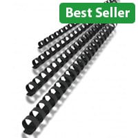 Q-Connect Binding Comb 10mm Pack of 100 Black