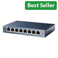 TP-Link TL-SG108 8-Port 10/100/1000 Mbps Gigabit Ethernet Switch