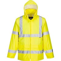 Portwest H440 Hi-Vis Rain Jacket Yellow Medium