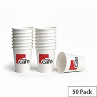 Mycafe 8oz/250ml Single Wall Paper Disposable Hot Cups (50 Pack) HVSWPA08V