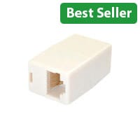StarTech Cat5e RJ45 Inline Coupler - Female to Female Network Adapter Beige
