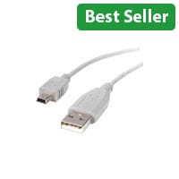 StarTech 2m USB 2.0 Cable - A Male to Mini-B Male USB2HABM2M Black