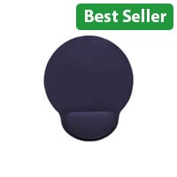 Manhattan 434386 Mouse Pad 241.3 mm x 203.2 mm x 3.8 mm Dimension Blue Foam Gel