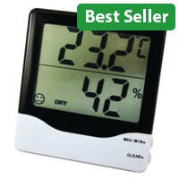 Thermo-Hygrometer Displays Both the Temperature and the Humidity