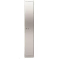 Bisley 1 Door Steel Locker Silver D305xW305xH1802mm 5 Year Warranty