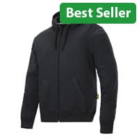 Snickers Classic Zip Hoodie Black Size M Regular WW4