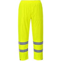 Portwest H441 Hi-Vis Rain Trousers Yellow XL