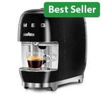 Lavazza A Modo Mio SMEG Capsule Coffee Machine Black