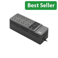 APC Back‑UPS BE850G2‑UK 850 VA / 520 W Upright Home & Office UPS (8‑Outlet Output, 230 V, Black)