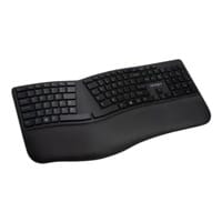 Kensington Pro Fit Ergo Wireless Keyboard - Keyboard - wireless - 2.4 GHz, Bluetooth 4.2 - UK - black