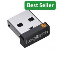 Logitech Unifying Receiver - USB Wireless Dongle for Connecting Up to 6 Mice & Keyboards