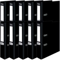 Pukka Brights Lever Arch File A4 Black Pack of 10 BR-7757