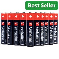 Verbatim AA Alkaline Batteries Pack of 24