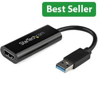 StarTech USB 3.0 to HDMI Adapter - 1080p (1920×1200) USB‑A to HDMI Display Converter