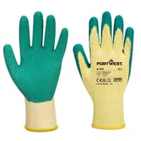 Portwest A150 Classic Grip Glove - Green, Large , All-Purpose