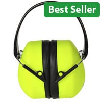 Portwest PS41 Super Hi-Vis Ear Protector Yellow