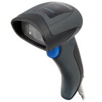 Datalogic QD2450 QUICKSCAN 2D Barcode Handheld Scanner - RS232, EAS, KIT STD Black, Efficient Scanning, QD2450-BKK20-EAS