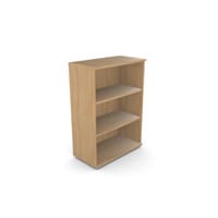 Medium Bookcase 1130mm High With Adjustable Shelves & Floor Leveller Feet W800xD420XH1130mm 18mm Panel Beech - Universal Storage Can Be Used Alone Or Accompany The Switch Komo or Ashford Ranges
