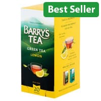 Barry's Organic Green Tea with Lemon - String/Tag/Envelope Pack of 20