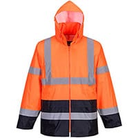 Portwest H443 Hi-Vis Classic Contrast Jacket Orange & Navy XL