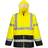 Portwest H443 Hi-Vis Classic Contrast Jacket Yellow & Black XL