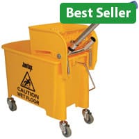 Jantex Kentucky Mop Bucket & Wringer 20L Yellow, Single Pack
