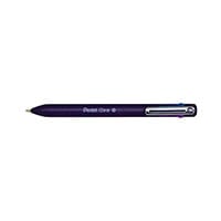Pentel Izee 4 Colour Ballpoint Pen - Assorted, Pack of 12 BXC470-DV-ACDV